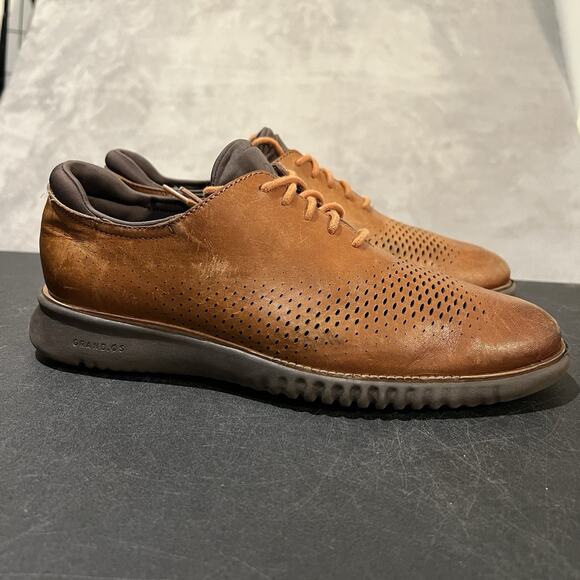 Cole Haan 2.Zerogrand Wingtip Oxford Men\'s 8.5 Brown C25351 Leather Casual Dress main image 11